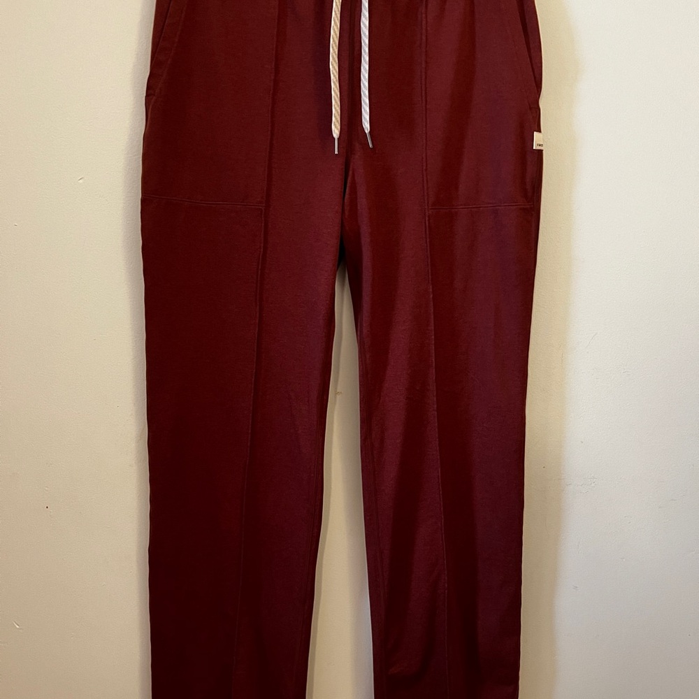 Vuori Burgundy Track Pants